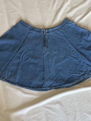 Pull & Bear blue denim skirt, size M