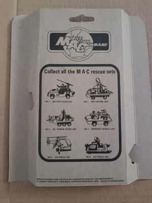 Matchbox Mobile Action Command MAC figures new