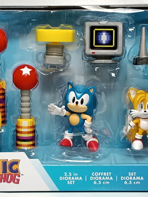 Sonic The Hedgehog & Tails Diorama Set καινούργιο