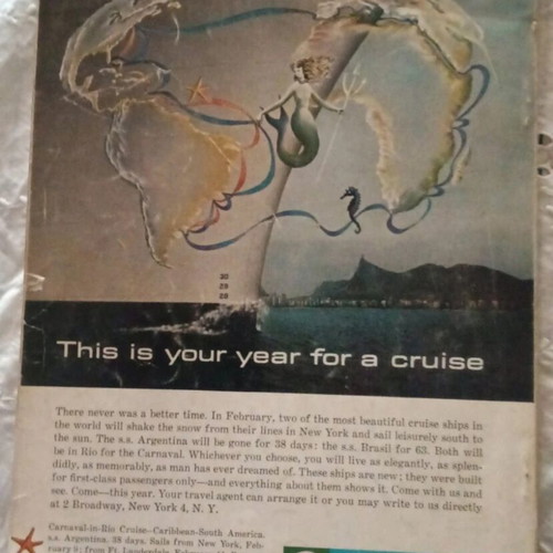 National Geographic magazine January 1962 issue