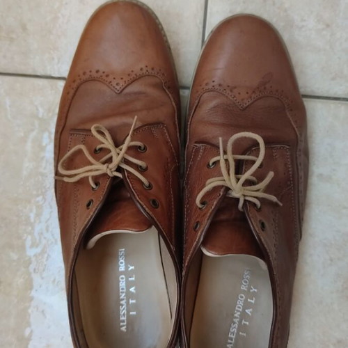 Men's formal shoes size 44, like new, brown
