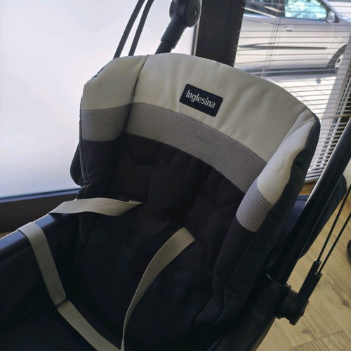 Inglesina Espresso stroller used with hood and footmuff