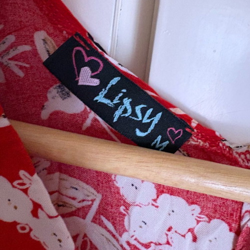 Lipsy Floral Mini Dress like new, size M, red with flowers