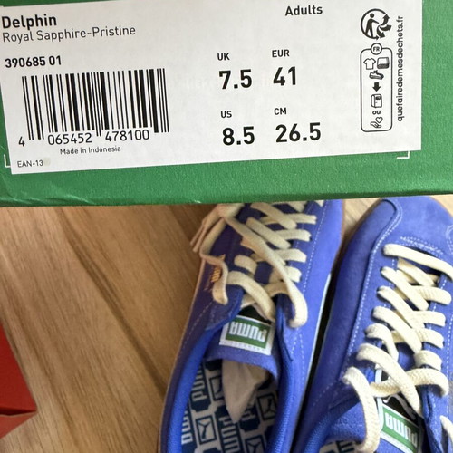 Puma Delphin sneakers new, size 41, blue