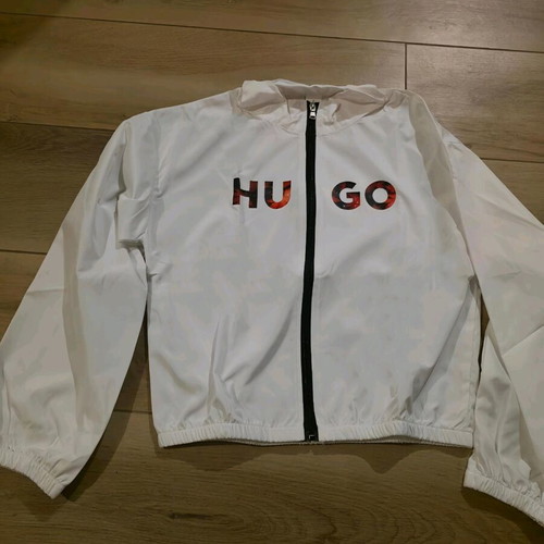 HU GO Windbreaker Jacket Women New, Size Small