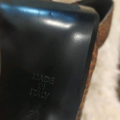 Arte Piedi snakeskin leather pumps like new, size 38