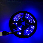  Αδιαβροχη Λωριδα RGB LED 5 Μετρα Με Τηλεκοντρολ