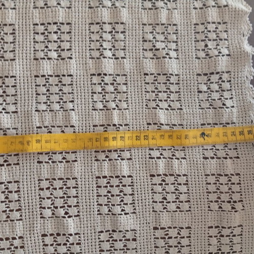 Vintage Handmade Crochet Table Linen Set of 3, Like New