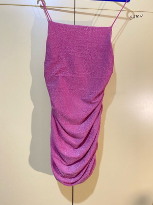 Mini dress pink Pull & Bear new, size M