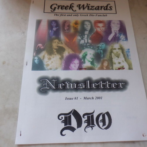 Ronnie James Dio Greek Wizards fanzine issue 1