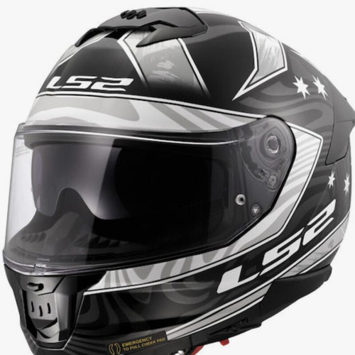 LS2 Stream II Galdam motorcycle helmet new, full face, ECE 22.06