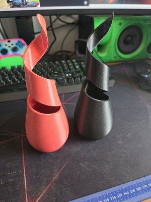 Decorative small vases for dried flowers set, 3D printed, new