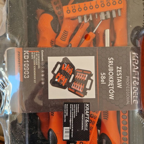Workshop screwdriver set, 58 pieces, new