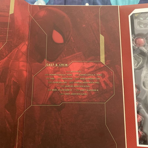 Hot Toys Spider-Man Spider Armor Mk IV Suit 1:6 Scale Figure like new