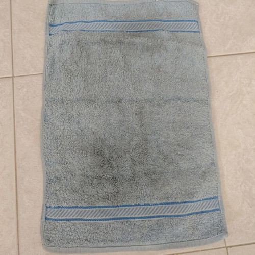 Small towel used