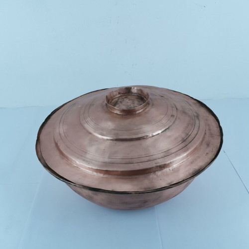 Copper pot used, 1960s vintage