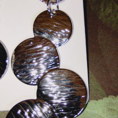 Earrings new, silver tones, unworn