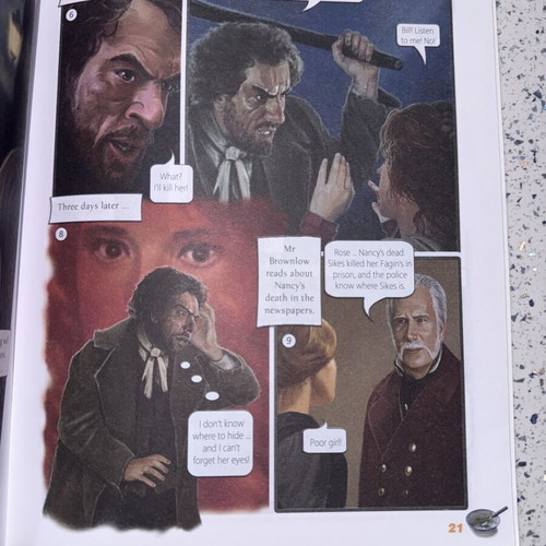 Oliver Twist Express Publishing Comic Like New, English Learning