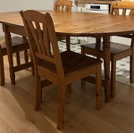 Τραπεζαρία Lasse IKEA μεταχειρισμένη με τέσσερις καρέκλες