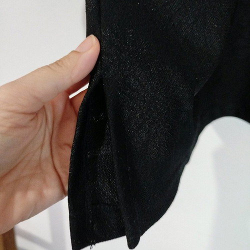 Black blouse XL, XXL like new with embossed details