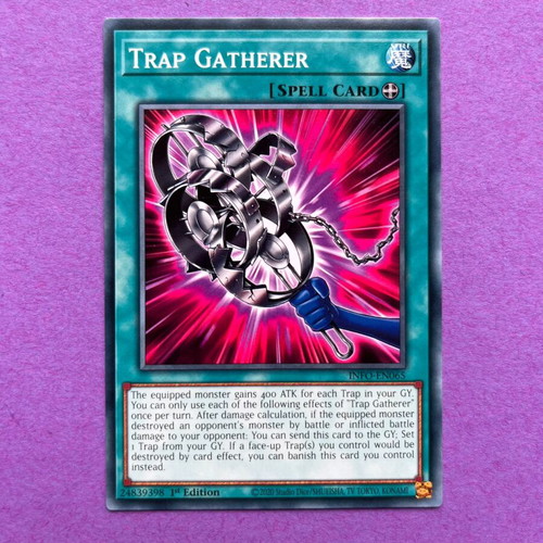 Trap Gatherer Yu-Gi-Oh! Card like new