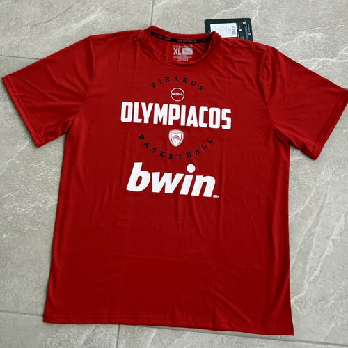 GSA Olympiacos BC The Red Pack Training T-Shirt XL new authentic 25/26