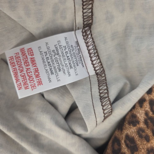 River Island Leopard Print Cocktail Dress like new, size M