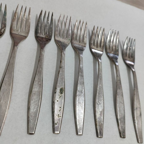 Vintage Canadian Pacific Airlines CP Air cutlery set used