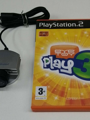 Σετ κάμερα Ps2 silver με παιχνίδι EyeToy: Play 3 αγγλικό σαν καινούργιο
