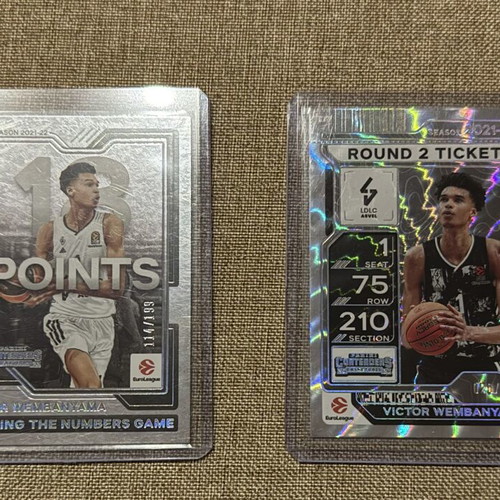 Victor Wembanyama Round 2 Ticket /149 basketball card