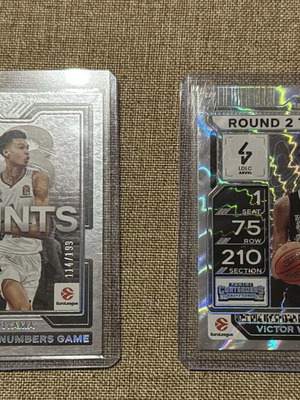 Victor Wembanyama Round 2 Ticket /149 basketball card