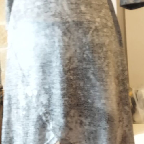 Just Perfect Metallize Dress like new, gray silver