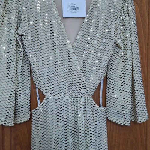 Long gold Be You dress medium, new