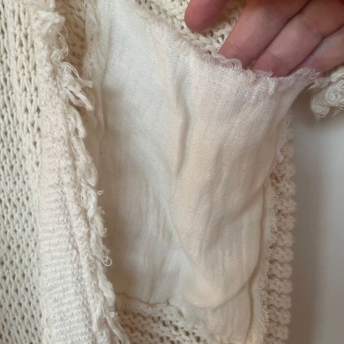 Free People Woodstock long cardigan like new, cotton