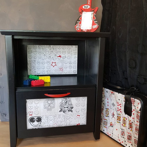 Hand-Renovated Custom-Made Unique Cabinet