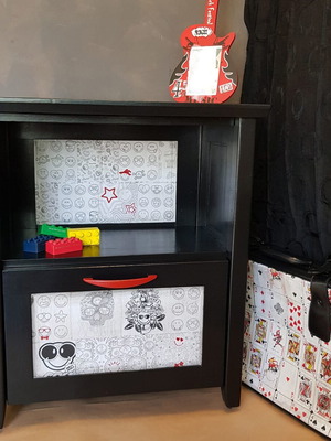 Hand-Renovated Custom-Made Unique Cabinet