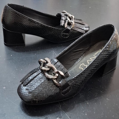 Miss NV Croco Women's Pumps Size 36 New Black