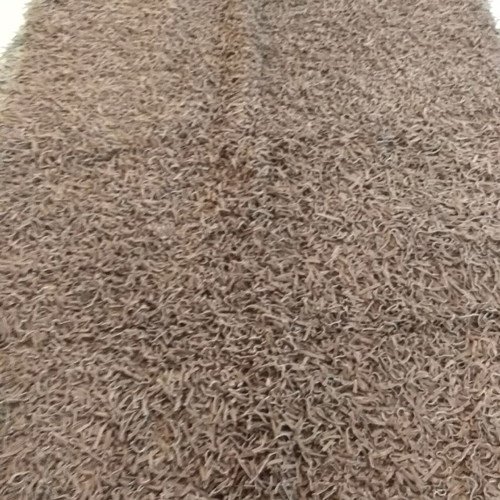 Leather rug 1.60x2.30 handmade from India