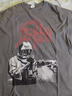 Death Leprosy T-shirt Gildan XL like new, grey