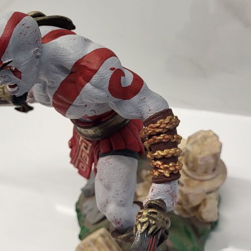 Kratos 3D figure like new, handmade collectible from God of War