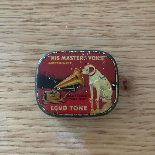 His Master’s Voice gramophone needles like new, collectible