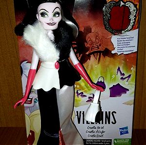 Hasbro 2022 Disney Villains: Cruella De Vil 100% ολοκληρωμένη κούκλα - ΆΨΟΓΗ!