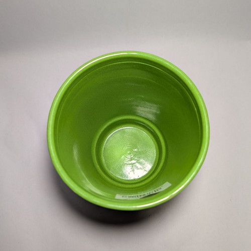 Ceramic flowerpot green new 13.5x15cm
