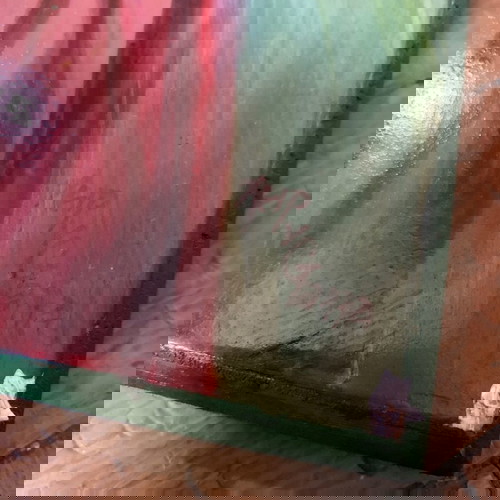 Παναγία ζωγραφιστή εικόνα σε ξύλο μεταχειρισμένη