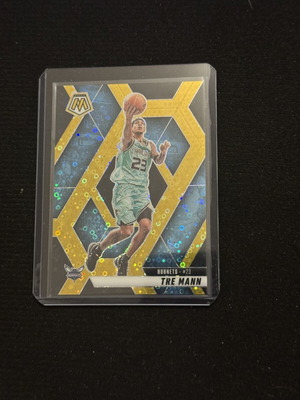 2024-25 Panini Mosaic Tre Mann Black Gold Disco Prizm κάρτα σαν καινούργιο