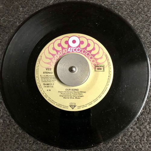 Yes Owner Of A Lonely Heart 7" Vinyl Single, 45 RPM, Pop