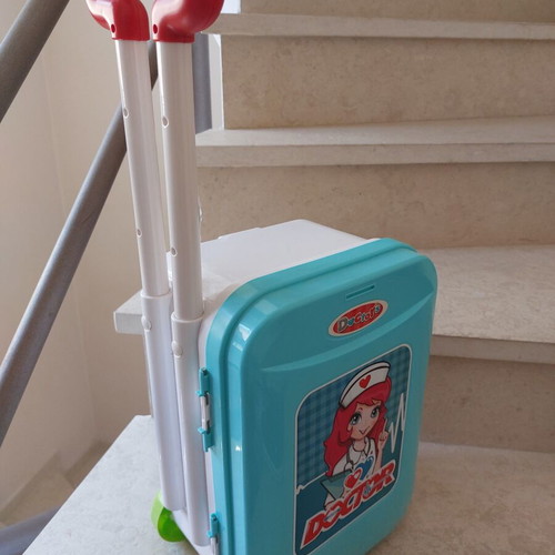 Doctor Play Suitcase used with medical tools