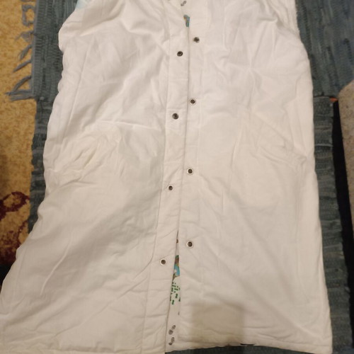 Disney sleeveless jacket used, white, size L