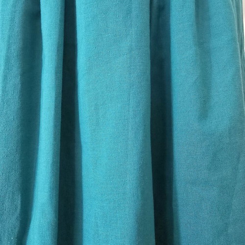Vintage skirt 1990 midi with pockets used, green, size M