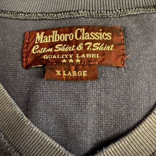 Marlboro Classics men's T-shirt XL, vintage style, grey charcoal